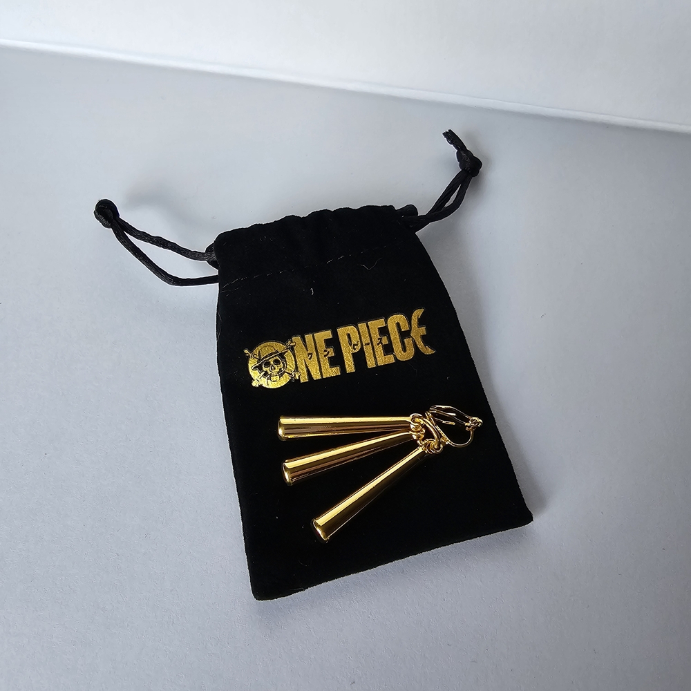 Netflix One Piece Zoro Clip On Earring with Pouch